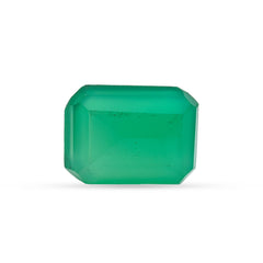 8.86 Carat Green Onyx (Chalcedony Stone) - Natural & Lab-Certified  06/08 - 27