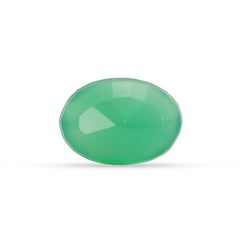 7.20 Carat Green Onyx (Chalcedony Stone) - Natural & Lab-Certified  06/08 - 28