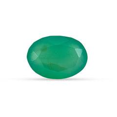 7.20 Carat Green Onyx (Chalcedony Stone) - Natural & Lab-Certified  06/08 - 28