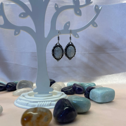 Moonstone Teardrop Earrings