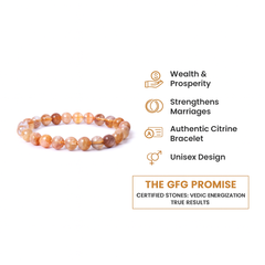 Citrine Bracelet - Wealth & Marriage