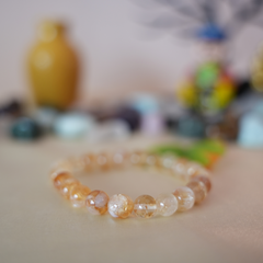 Wealth, Teaching & Marriage - Natural Citrine Bracelet - 8mm
