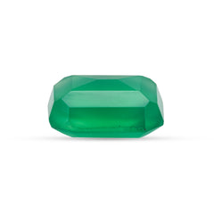 7.34 Carat Green Onyx (Chalcedony Stone) - Natural & Lab-Certified  04/08 - 3