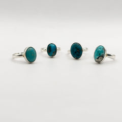 Irani Firoza Ring Small Oval 16 to 19 Indian Size