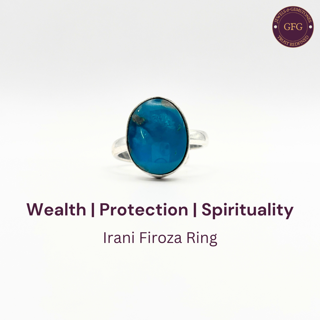 Irani Firoza German Silver Ring- IFR- 01