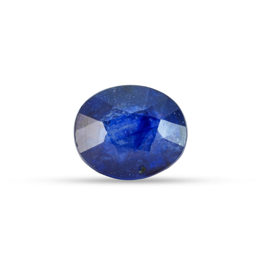 5.48 Carats Natural Blue Sapphire (Neelam) Stone - 09/08-33