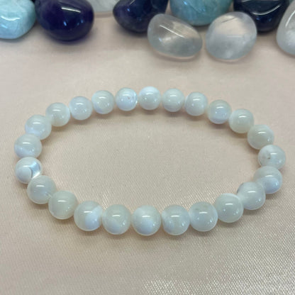 Anger Control & Emotional Balance Bracelet - Mother of Pearl - 8mm