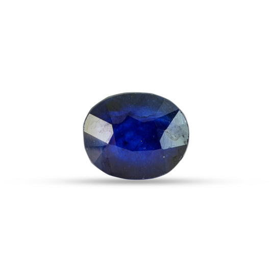 5.84 Carats Natural Blue Sapphire (Neelam) Stone - 09/08-38