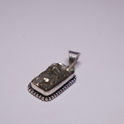 Pyrite Pendant Rectangle Shape