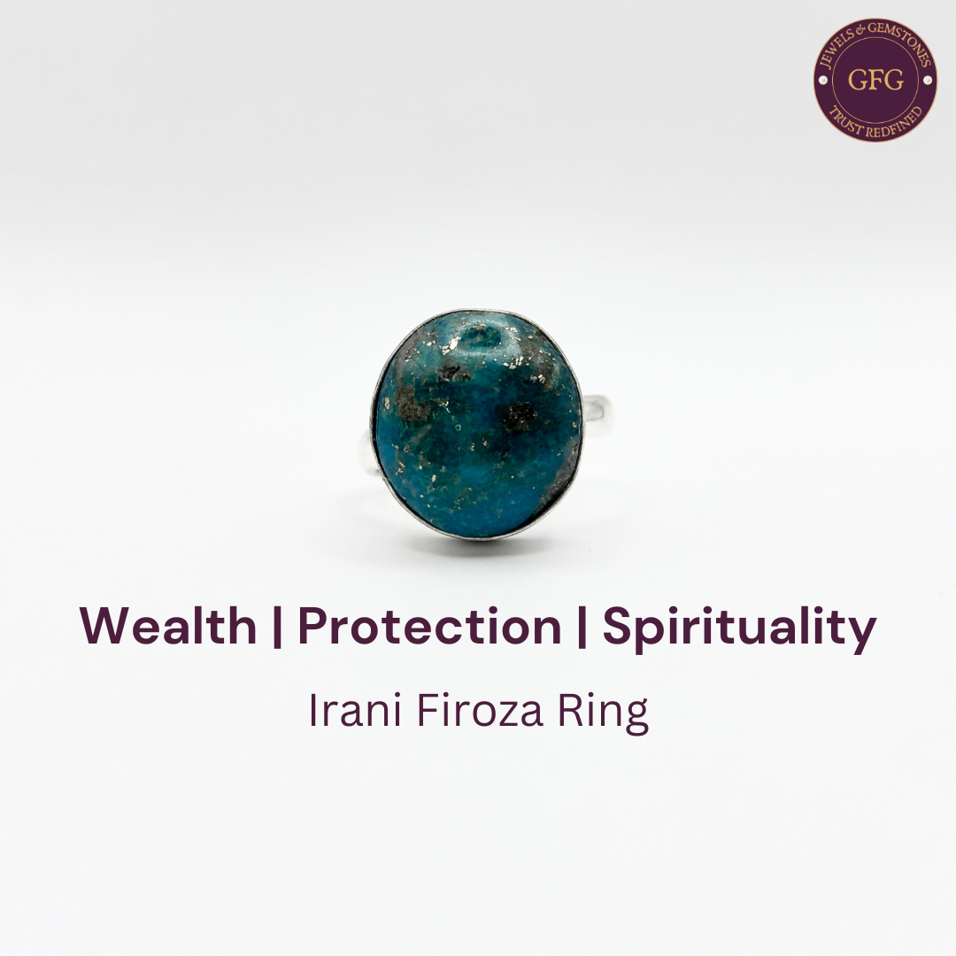 Irani Firoza German Silver Ring- IFR- 06