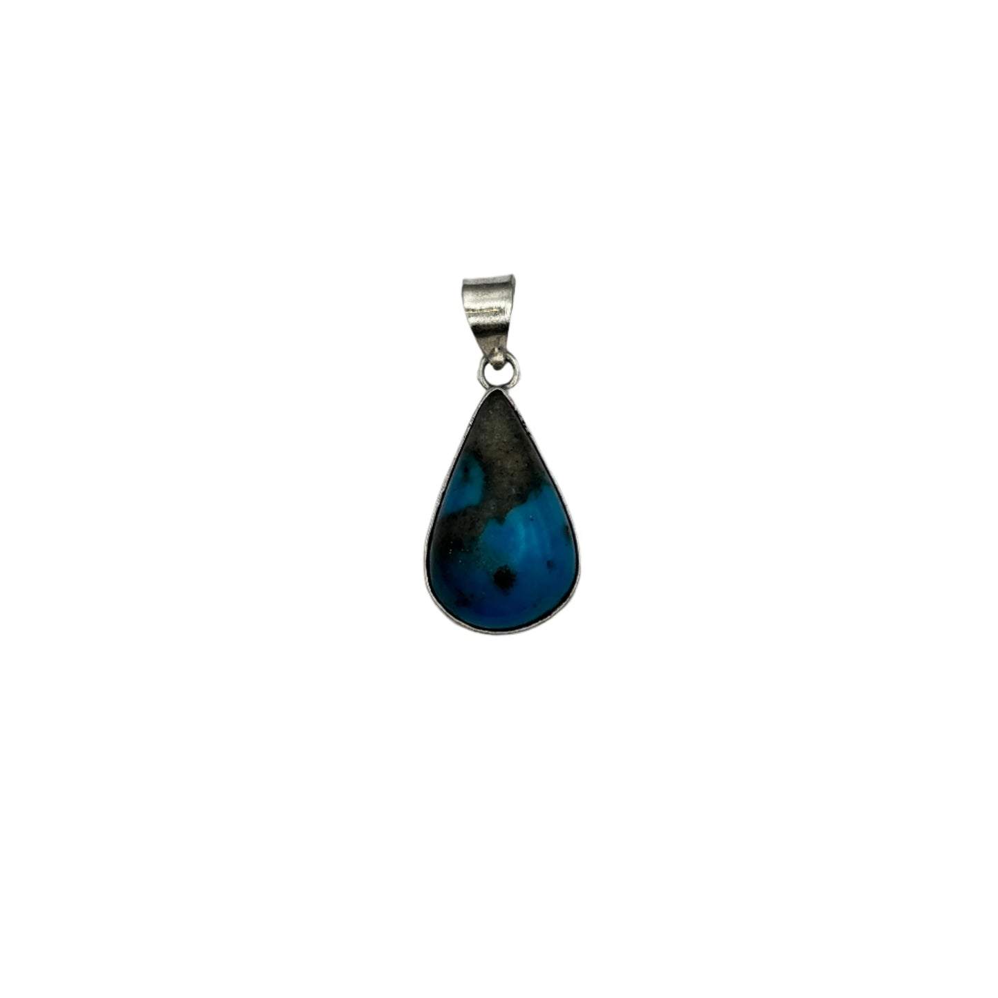 Natural & Lab-certified Irani Firoza/ Turquoise Pendant- IFP08