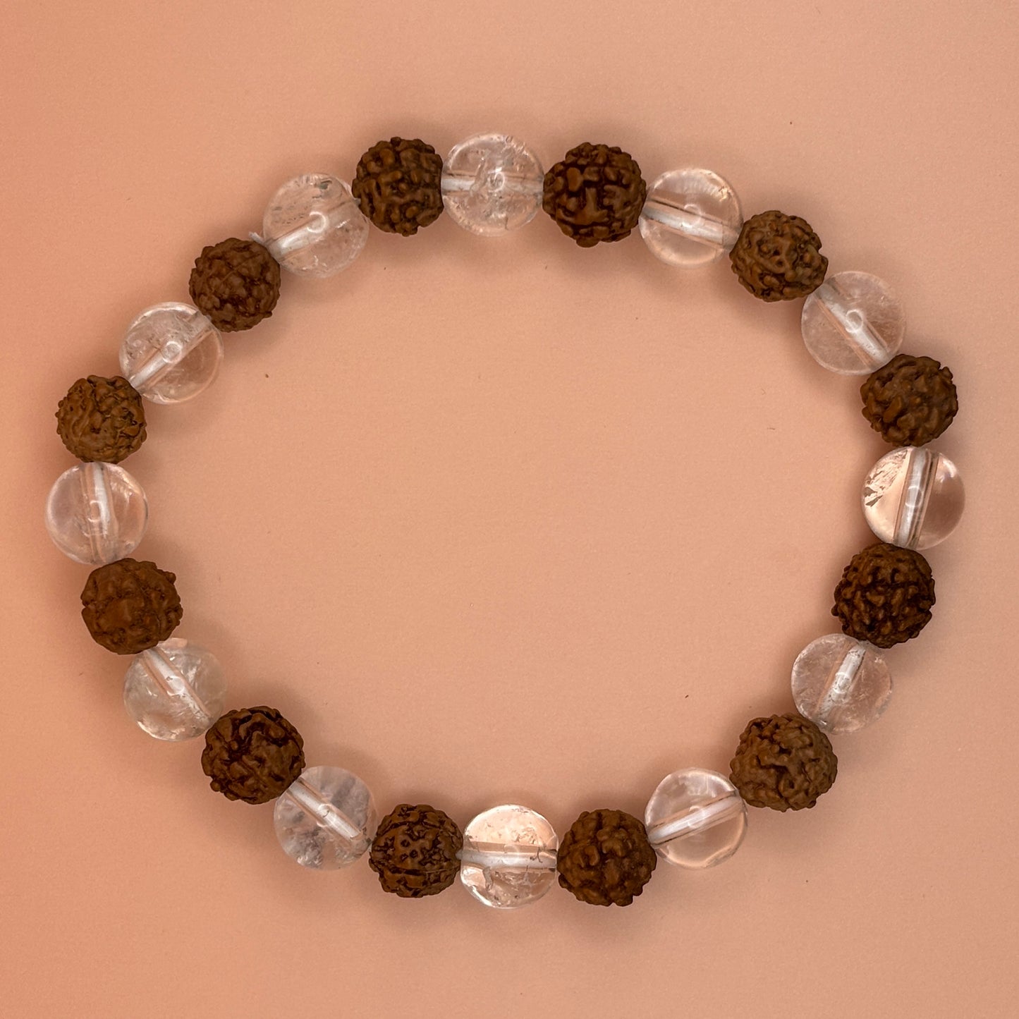 Healing, Protection & Spirituality- Sphatik-Rudraksha Bracelet