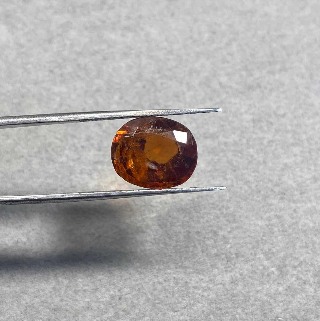 6.52 Carat African Gomed Hessonite Lab Certified