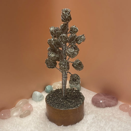 Money & Positivity Pyrite Tree