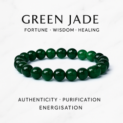 Green Jade Bracelet - Fortune & Healing