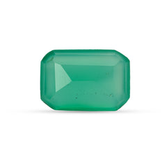 5.52 Carat Green Onyx (Chalcedony Stone) - Natural & Lab-Certified  05/08 - 4