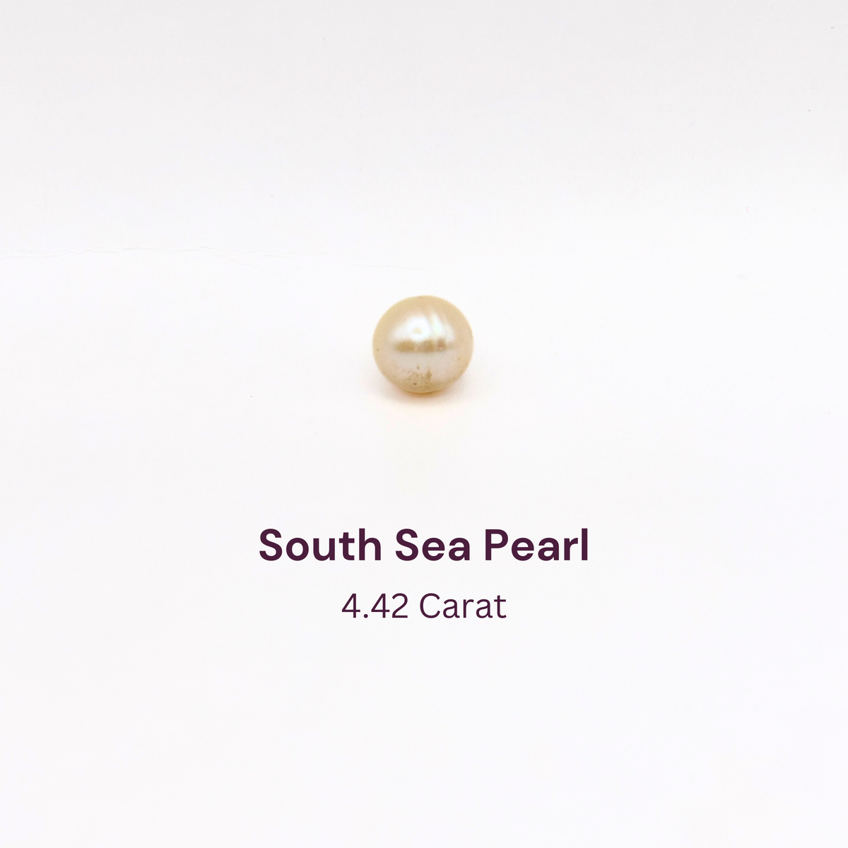 4.42 Carat Natural South Sea Pearl - Sachcha Moti - Lab Certified (SKU- GT22)