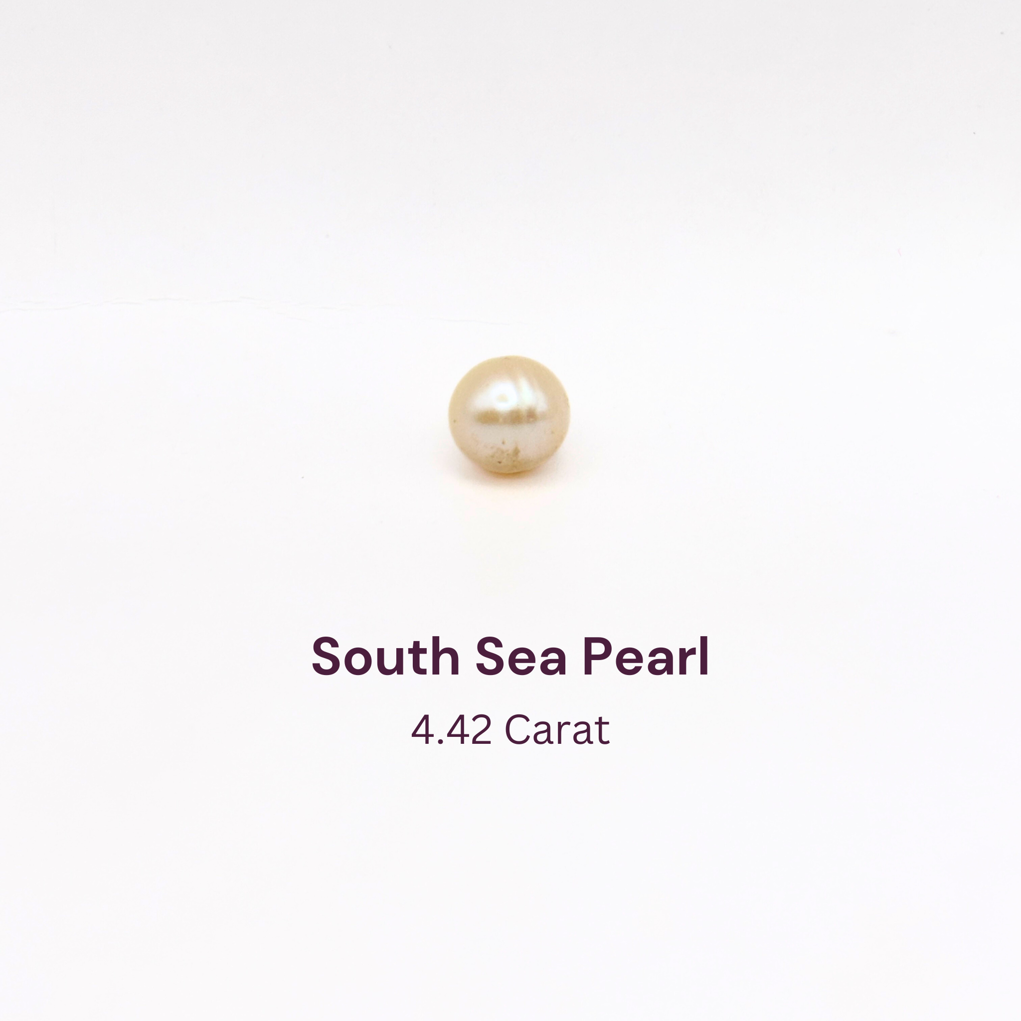 4.42 Carat Natural South Sea Pearl - Sachcha Moti 