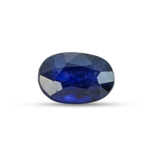 5.95 Carats Natural Blue Sapphire (Neelam) Stone - 09/08-43