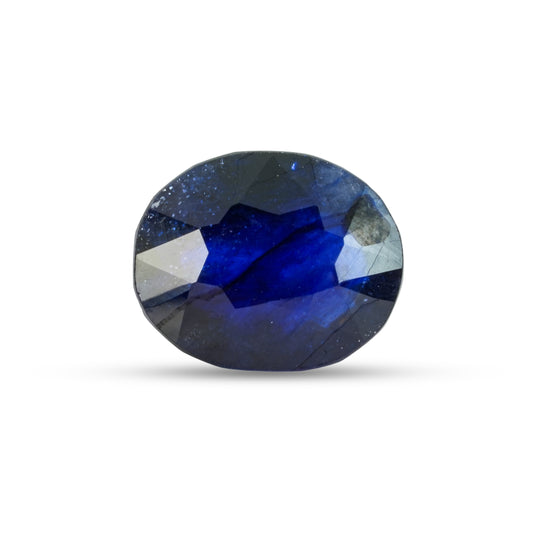 7.08 Carats Natural Blue Sapphire (Neelam) Stone - 09/08-45