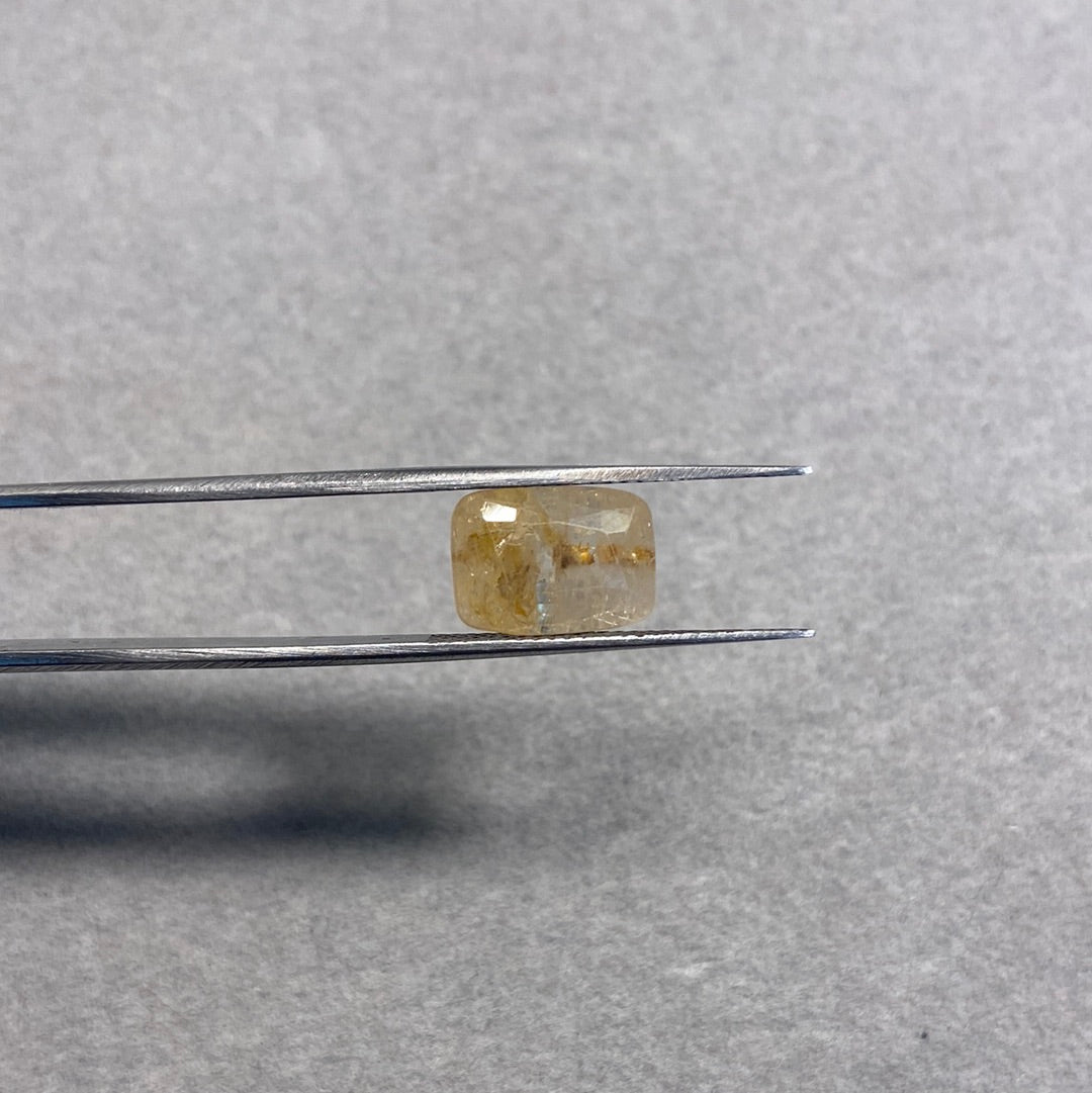 6.68 Carat Natural Ceylon Yellow Sapphire Pukhraj - Lab Certified