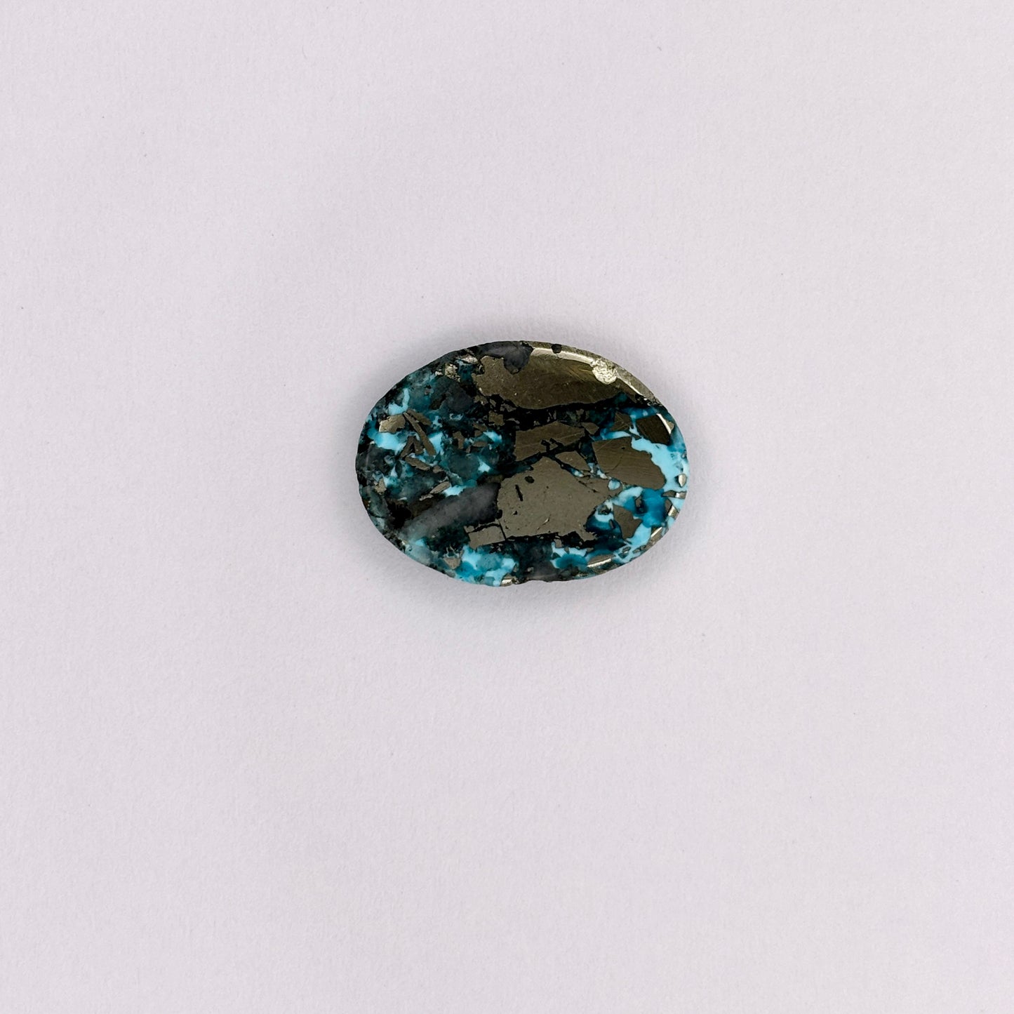 8.73 Ct. Natural & Lab-certified Irani Firoza/Turquoise- GT 5584