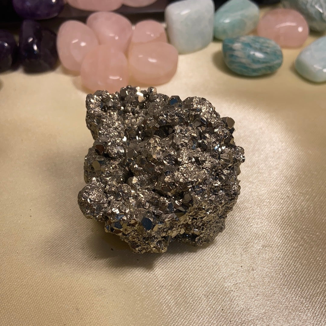 153gm Popular Quality Natural Pyrite Cluster - Lab Certified