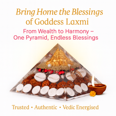 Dhanyog Combo- Pyrite Bracelet & Ring with Laxmi Pyramid