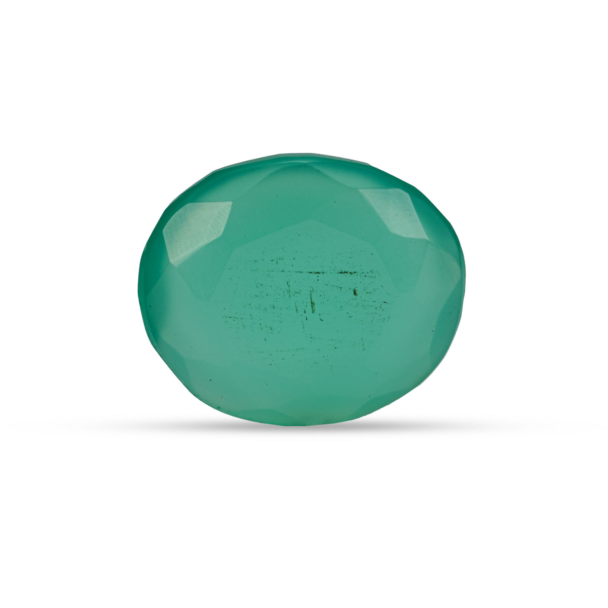 5.06 Carat Green Onyx (Chalcedony Stone) - Natural & Lab-Certified  05/08 - 5