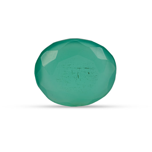 5.06 Carat Green Onyx (Chalcedony Stone) - Natural & Lab-Certified  05/08 - 5