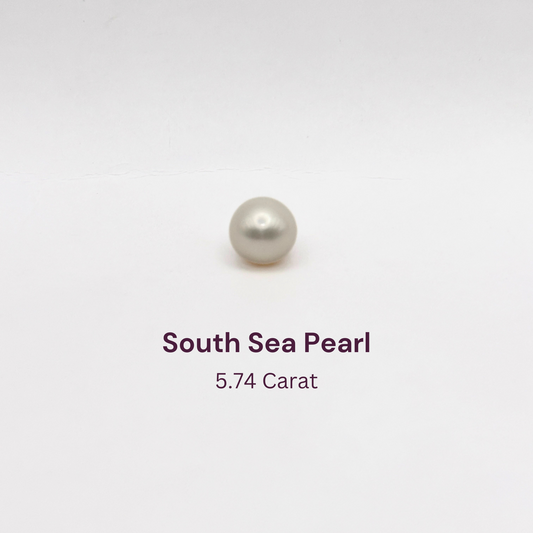 5.74 Carat Natural South Sea Pearl - Sachcha Moti - Lab Certified (SKU- GT30392)