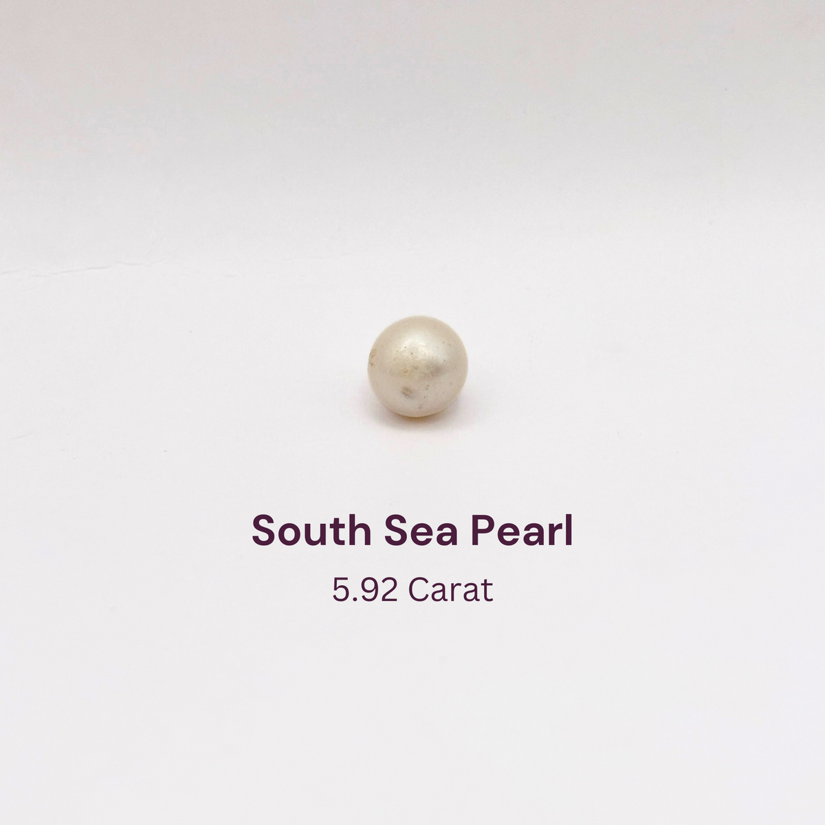 5.92 Carat Natural South Sea Pearl - Sachcha Moti - Lab Certified (SKU- GT2767)