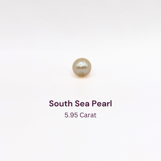 5.95 Carat Natural South Sea Pearl - Sachcha Moti - Lab Certified (SKU- GT7032)