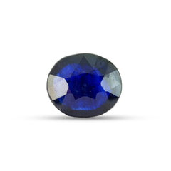 6.38 Carats Natural Blue Sapphire (Neelam) Stone - 09/08-51