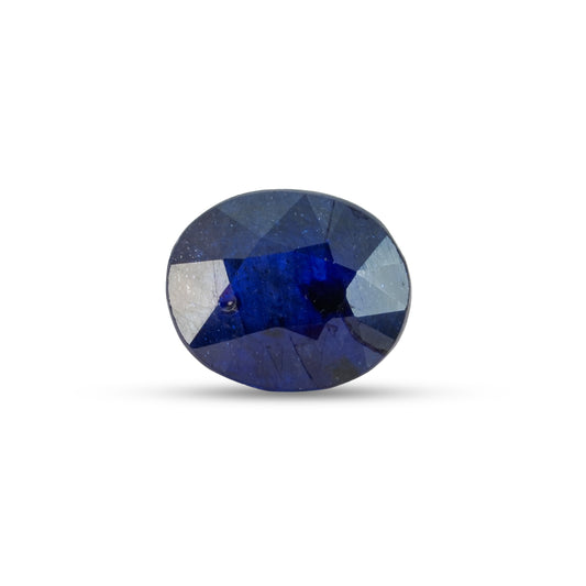 6.00 Carats Natural Blue Sapphire (Neelam) Stone - 09/08-55