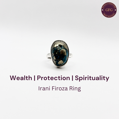 Irani Firoza German Silver Ring- IFR-14