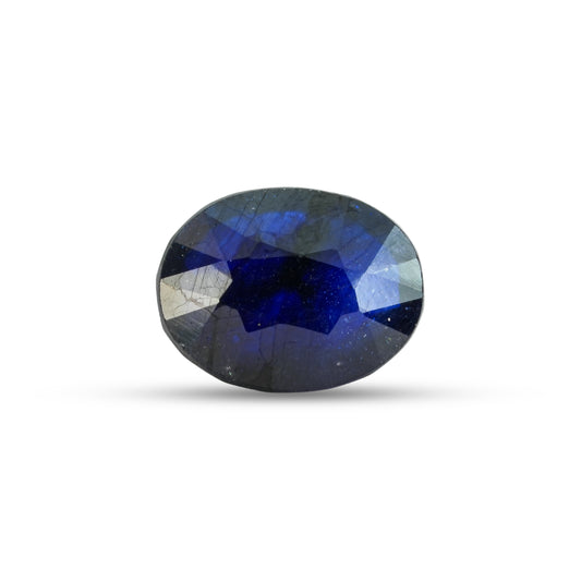 6.46 Carats Natural Blue Sapphire (Neelam) Stone - 09/08-57