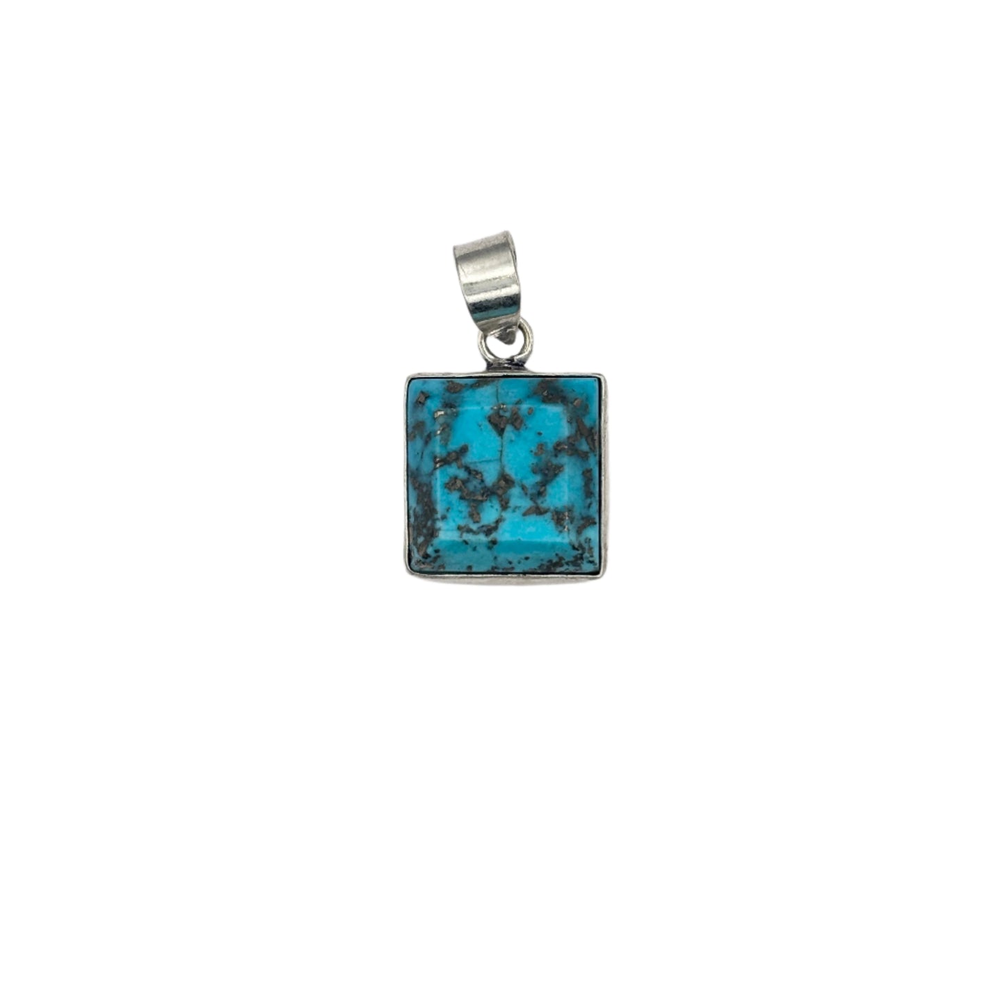 Natural & Lab-certified Irani Firoza/ Turquoise Pendant- IFP13