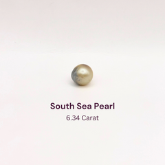 6.34 Carat Natural South Sea Pearl - Sachcha Moti - Lab Certified (SKU- GT1650)
