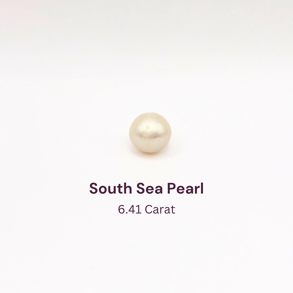 6.41 Carat Natural South Sea Pearl - Sachcha Moti - Lab Certified (SKU- GT4130)