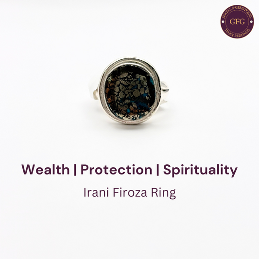 Irani Firoza German Silver Ring- IF/11