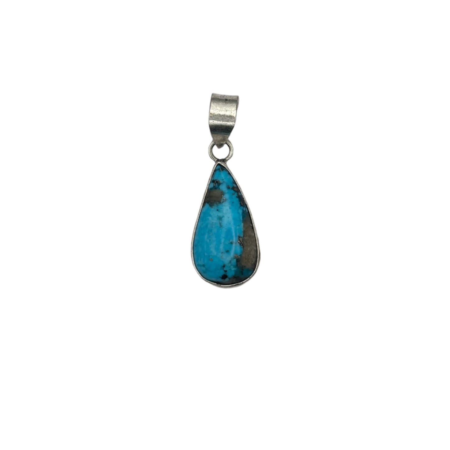 Natural & Lab-certified Irani Firoza/ Turquoise Pendant- IFP09