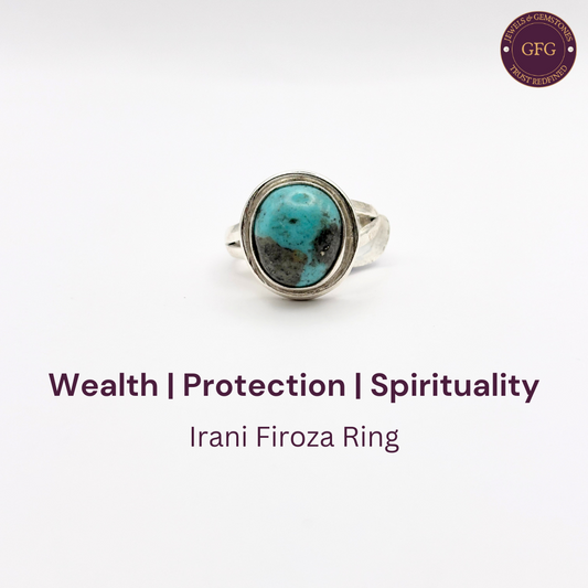 Irani Firoza German Silver Ring- IF/16