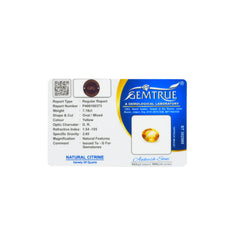 7.18 Carats Natural Citrine (Sunela Stone) - 09/08-67