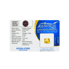 5.33 Carats Natural Citrine (Sunela Stone) - 09/08-69