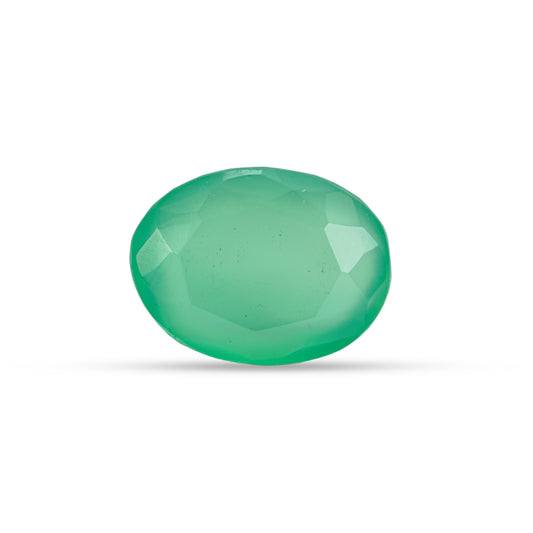6.07 Carat Green Onyx (Chalcedony Stone) - Natural & Lab-Certified  05/08 - 7