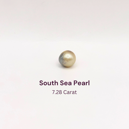 7.28 Carat Natural South Sea Pearl - Sachcha Moti - Lab Certified (GT2832)