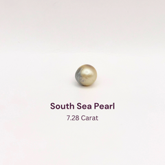 7.28 Carat Natural South Sea Pearl - Sachcha Moti - Lab Certified (GT2832)
