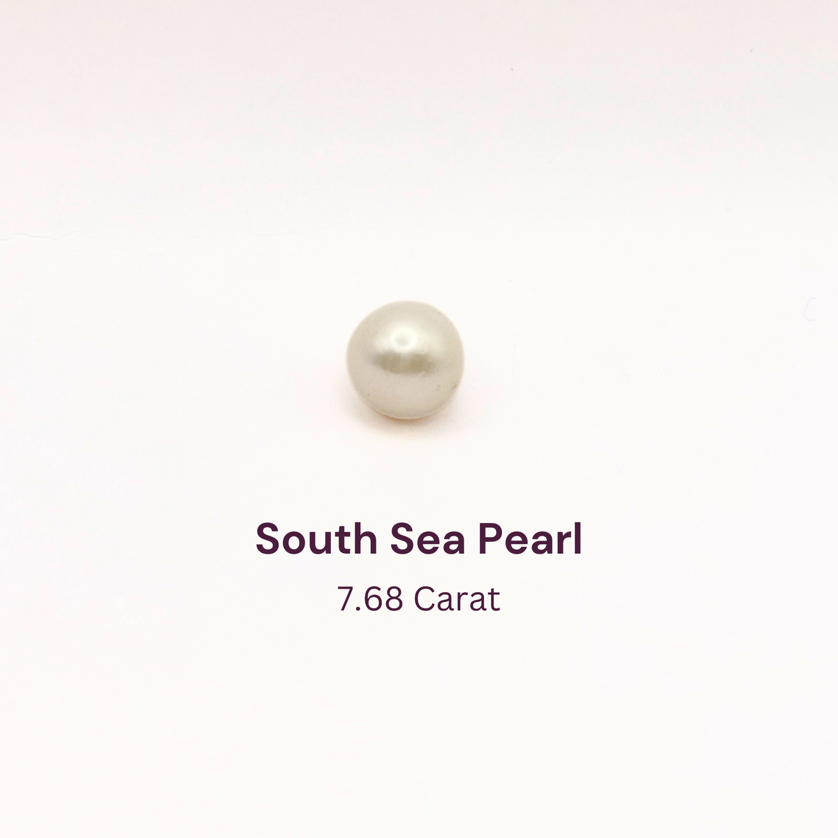 7.68 Carat Natural South Sea Pearl - Sachcha Moti - Lab Certified (SKU- GT5374)
