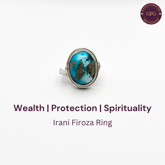 Irani Firoza German Silver Ring- IF/21